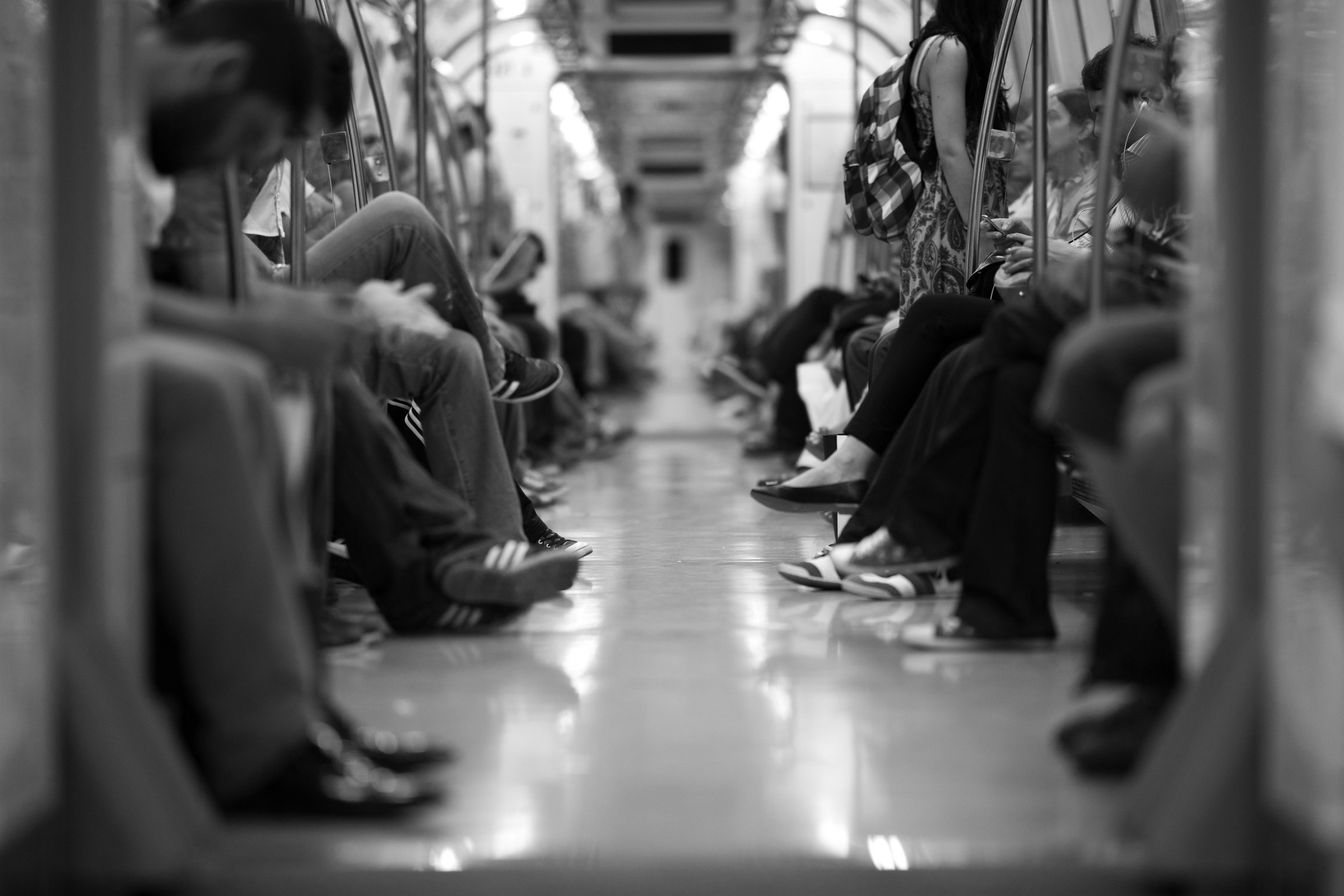 Passengers on a Train